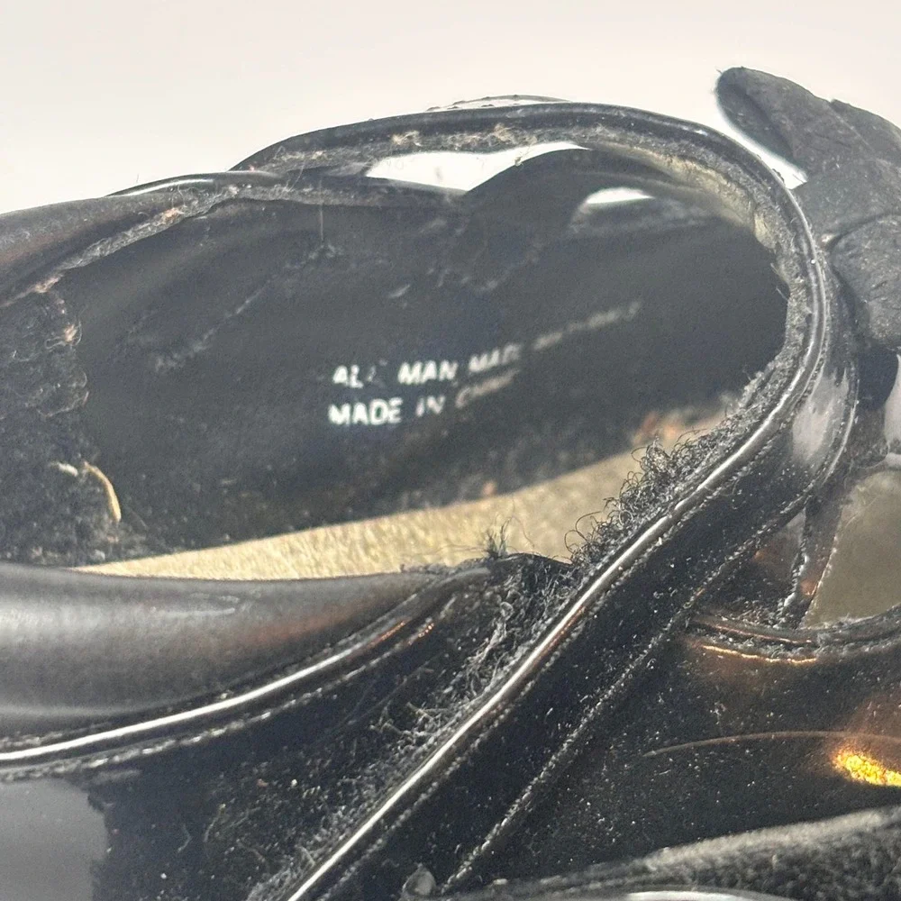 90's Small Steps Toddler Girls Black Patent Mary Jane‎ Dress Shoes Size 5